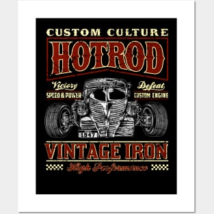 Custom Culture Hot Rod Posters and Art